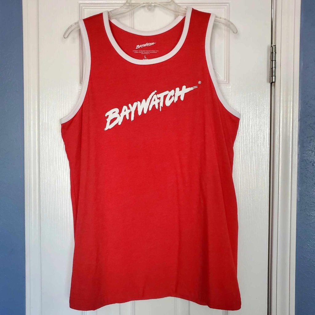 Nwot Baywatch Malibu Beach Patrol Sleeveless Tank Top--Unisex Large--